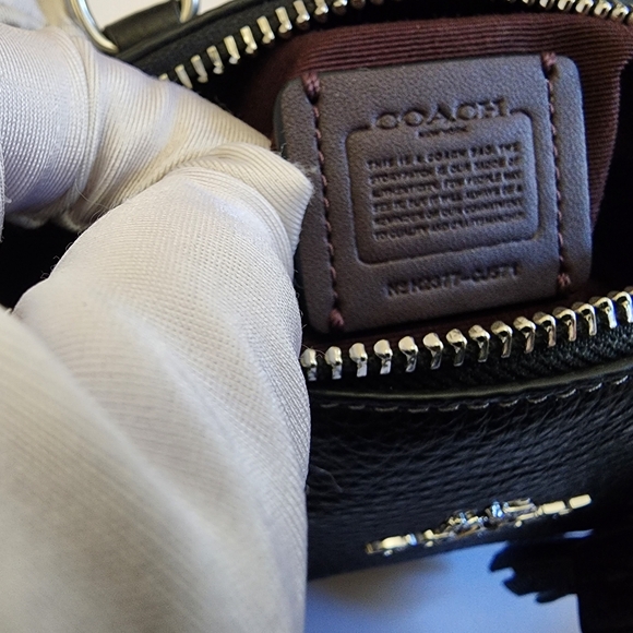 Coach Lacey Pebble Leather Mini Crossbody Bag - Picture 16 of 17